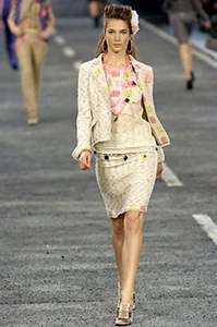 CHANEL Fantasy Dominos Tweed Fringe Jacket and Skirt Set (retail £6,600) - Picture 1 of 12