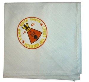 Shenandoah Area Council VA CAMP ROCK ENON 1980 Neckerchief Bdr - Picture 1 of 2