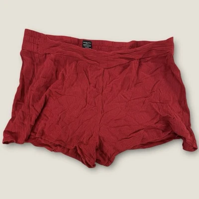 Pantalones Cortos Rue21 Rojo Fluido Talla M 2 Pulgadas Entrepierna Foto 1 de 4