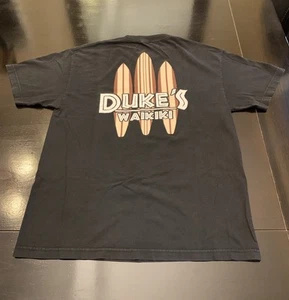 Vintage 90s Duke's Waikiki Hawaii Surf Club Shirt Size XLarge Surfing Faded - Picture 1 of 12
