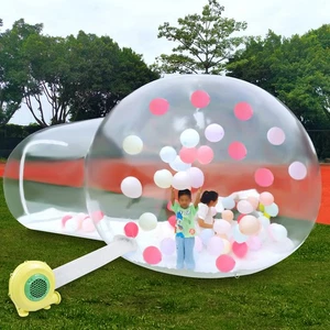 3m Tunnelzelte Spielhütten Spielzelte aufblasbares Zelt mit Luftgebläse Outdoor Spielzeug - Bild 1 von 24