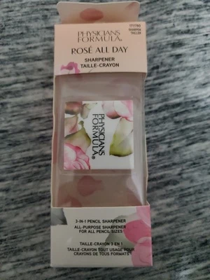 PHYSICIANS FORMULA ROSE ALL DAY SHARPENER 3 IN 1 PENCIL SHARPENER #1711780 - Image 1 of 2