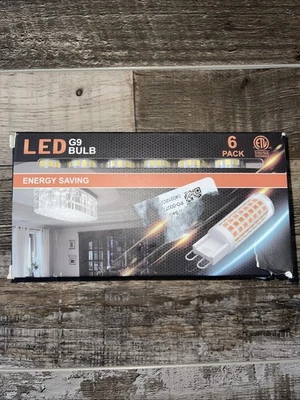 LED G9 Bulbs Energy Saving 6 Pack 6W 120V 6000K 94% Less Energy - Image 1 of 4