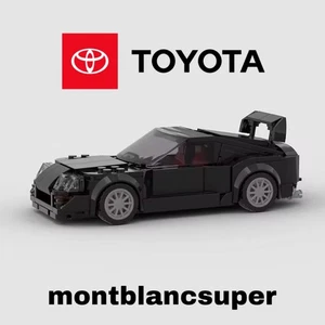Black Toyota Supra MK4 285 Pcs Building Brick Set MOC - FREE DELIVERY! UK - Picture 1 of 9