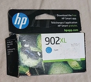 Genuine HP 902XL Cyan In Retail Box Ink Cartridge OfficeJet MARCH 2025 - Picture 1 of 2