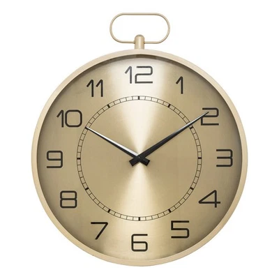 Horloge Murale à Gousset "Irina" 63cm Doré - Photo 1/4