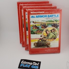 1979 Intellivision ARMOR BATTLE early FCTVVO version New Sealed box FREE SHIP x1