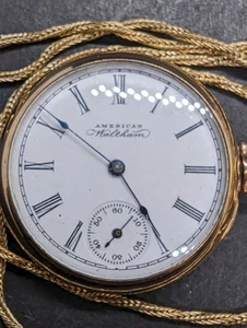 Running Antique Model 1891 Waltham 7 Jewel Hunter Pocket Watch 0s (A-3) - Picture 1 of 12