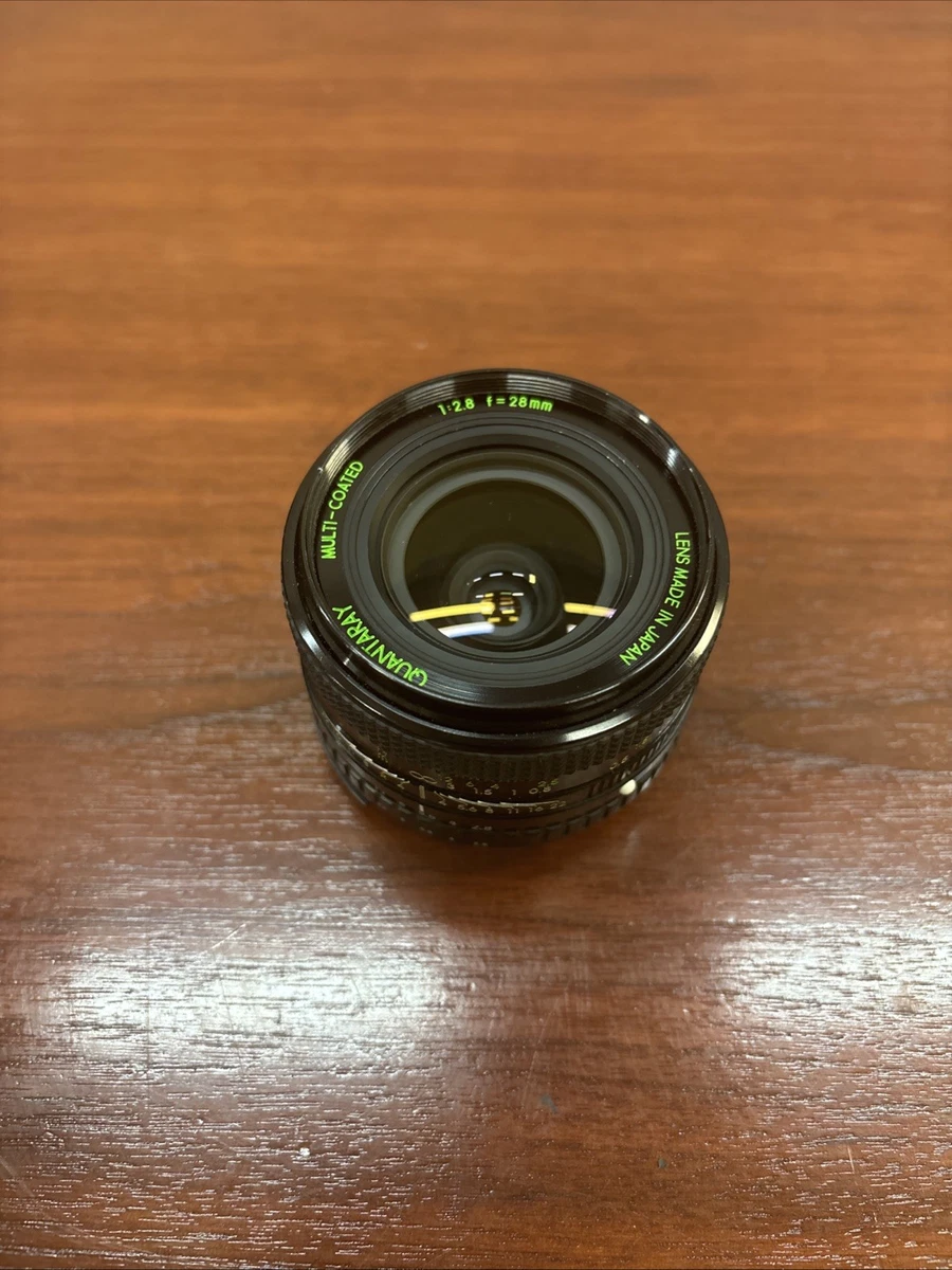Quantaray f/2.8 Camera Lenses 28mm Focal for sale - eBay