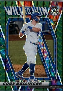 Panini Mosaic Will to Win 2021 mosaico verde #1 Cody Bellinger - casi nuevo-como nuevo - Imagen 1 de 2