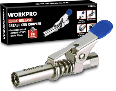 Testina Ingrassatore Professionale 10000 PSI Con Manico Singolo E Blocco a 6 Mor