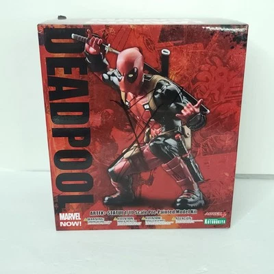 Kotobukiya Deadpool Marvel Now! Artfx+ Statue  1/10 Scale 6" Box Marked NEW Open - Image 1 of 4