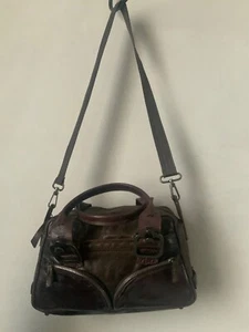 Marséll brown leather shoulder bag - Picture 1 of 13