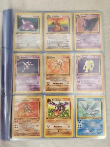1999 Pokemon Fossil 1st Edition #16/62 to 62/62 Complete Non-Holo Card Set NM/LP - Picture 1 of 7