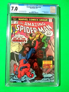 AMAZING SPIDER-MAN # 139 DEC 1974 Jackal  1st Grizzly CGC Grade 7.0 Marvel Comic - Picture 1 of 2