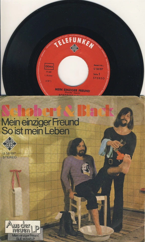 SCHOBERT & BLACK: Mein einziger Freund - 7" Single - 1972 - sehr guter Zustand - Bild 1 von 1