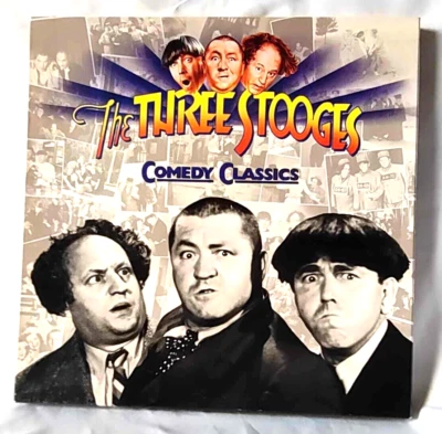 The Three Stooges Comedy Classics 3 disc Laser Disc Set Collection W/ Poster - Image 1 of 4