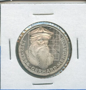 1969 Deutschland Germany - 5 Mark Deutsche Mark Mercator BU Silver Coin MS - Picture 1 of 3