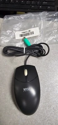 WYSE 770510-21L MO42KOP PS/2 Black Scroll Optical Mouse - Image 1 of 2