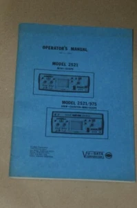 Valhalla Scientific 2521/975 Mini-Scope/DMM Counter Operation Manual - Picture 1 of 1