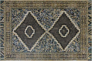 Mosaico de mármol de jardín majestuoso diseño celta tribal - Imagen 1 de 1