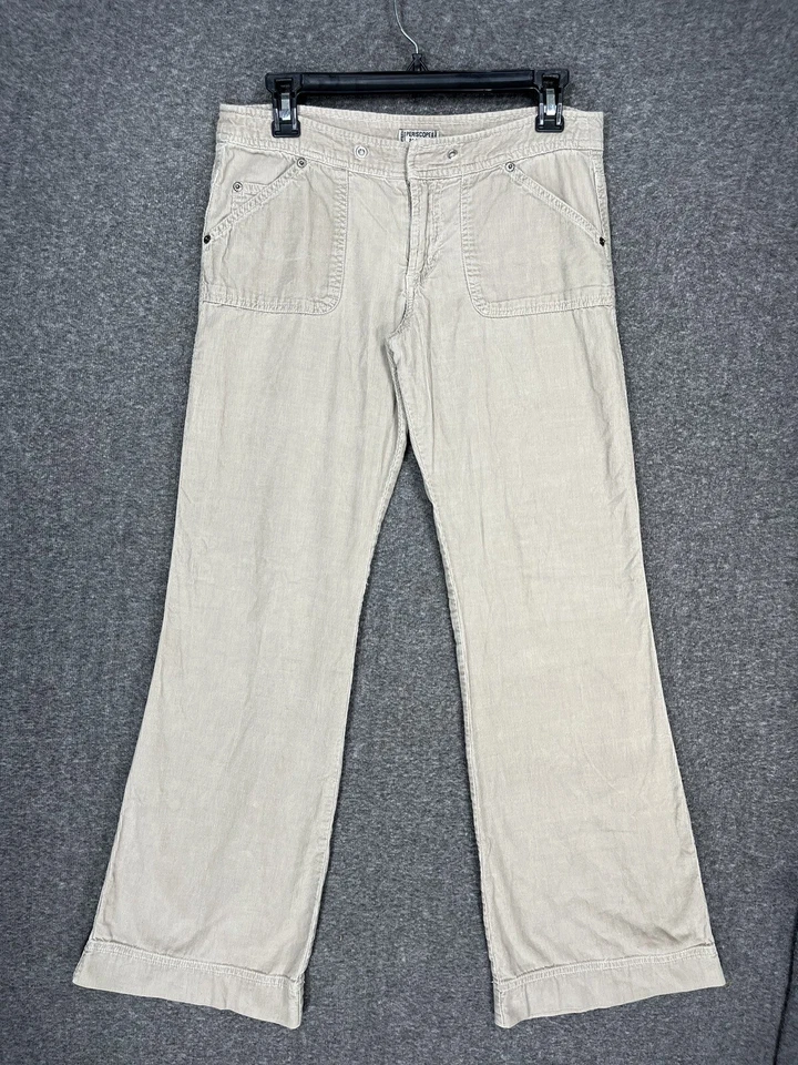 Pantalones de pana Y2K Periscope acampanados color caqui tiro bajo junior’s talla 7 acampanados Foto 1 de 4