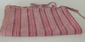 Ant Lancaster County PA Red, White & Blue Linen Crib Mattress Cover Sewing Quilt - Picture 1 of 4