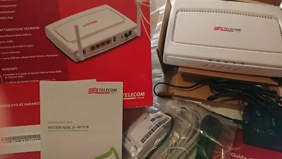 Modem Router Telecom ADSL2+ Wi-Fi N - Immagine 1 di 3