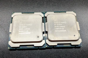 Intel Xeon E5-1620 v4 3.5GHz 10MB 4 Core SR2P6 LGA 2011-3 Server CPU x2 - Picture 1 of 2