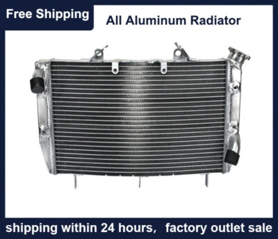 Radiador todo aluminio apto para Yamaha R6 Yamaha YZF R6 2006-2016 2007 2008 2016 2012 Foto 1 de 4