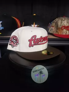 Esclusivo cappello aderente New Era 59FIFTY Houston Astros 7 5/8 - Foto 1 di 6