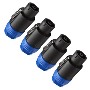 4 conectores de altavoz enchufe de 8 polos con cable de altavoz de bloqueo - Imagen 1 de 4