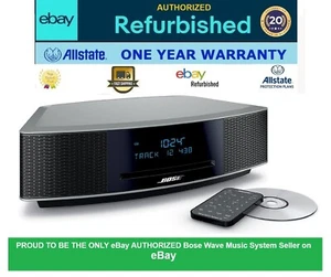 Bose Wave Music System IV Silver AM/FM CD Player🛡️eBay Refurbished - Picture 1 of 7