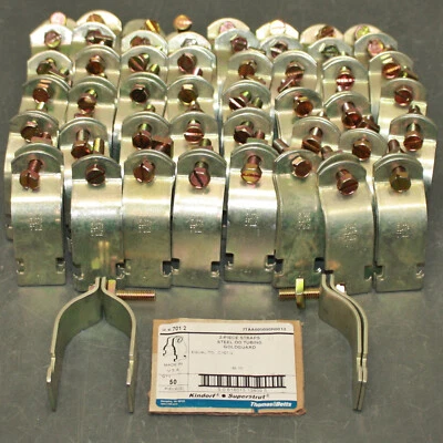 (50) Correas para tubos de conducto de puntal T&B Superstrut 701-2, 2" OD, 7012, C107-2 Foto 1 de 4