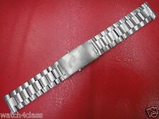 Solid Stainls Steel Bracelet strap band (fits) Omega Seamaster Planet Ocean 20mm