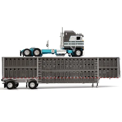 DCP 1/64 Kenworth K100 COE Truck Wilson Silverstar Livestock Trailer 60-2123 - Image 1 of 3