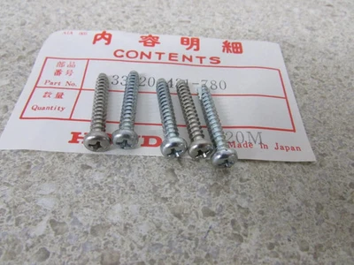 5 НОВЫХ ИЗ СТАРЫХ ЗАПАСОВ ВИНТОВ ДЛЯ ПОВОРОТНИКА HONDA CB750K GL1100 GL500 CB650 GL1000 (5 ШТ.) - Изображение 1 из 3