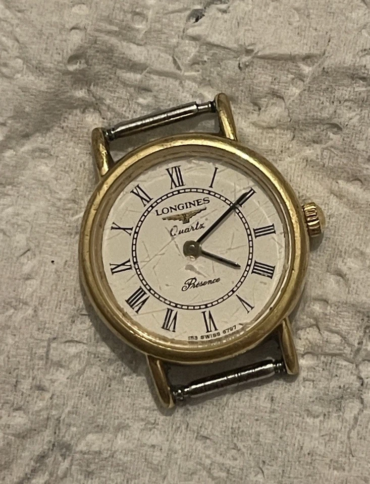 Longines Vintage Oro Damas Présence Cuarzo Modelo, el calibre 150 Swiss 6797 Foto 1 de 4