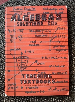 Teaching Textbooks Algebra 2 Solutions CDs very good - Image 1 of 2