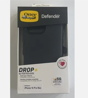 New Otterbox iPhone 16 pro max Defender Case With Holster Clip Case US Seller