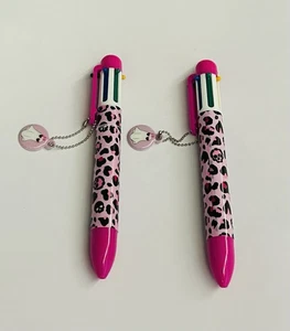 Nuevo 2 bolígrafos de seis colores con dije azul verde amarillo rojo púrpura negro creatología - Imagen 1 de 9