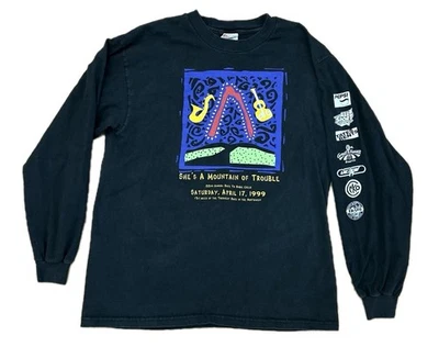 Vintage 1999 Race To Robie Creek T Shirt Mens Large Idaho Marathon Long Sleeve - Image 1 of 4