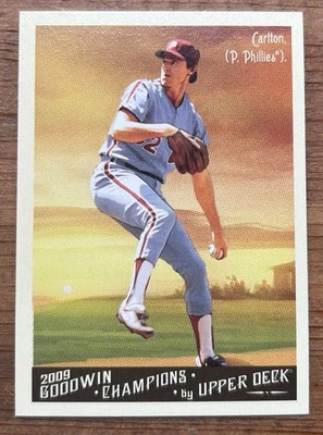 Steve Carlton 2009 Upper Deck Goodwin Champions #124 HOF Philadelphia Phillies - Image 1 of 2