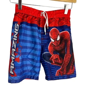 Spiderman Boy's Swimwear With Spiderman Graphics. Sz 5 - Picture 1 of 4