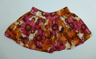 Falda Twenty One Mujer Mediana Rosa Floral Algodón Excelente Estado Foto 1 de 3