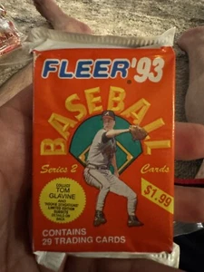 1993 Fleer Series 2 Baseball Cards Wax Jumbo Pack!!! - Picture 1 of 2