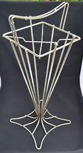 Vintage 1950s Mid Century Modern Chrome Steel Starburst Umbrella Stand Rare HTF! - Picture 1 of 12