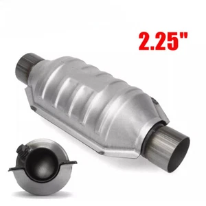 Universal 2.25" 400 Cell High Flow Performance Catalytic Converter Metal Core - Picture 1 of 11