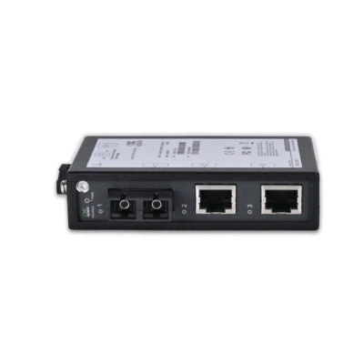 InHand Networks Industrial Unmanaged Fast Ethernet DIN-Rail Switch Fiber Optic - Image 1 of 4