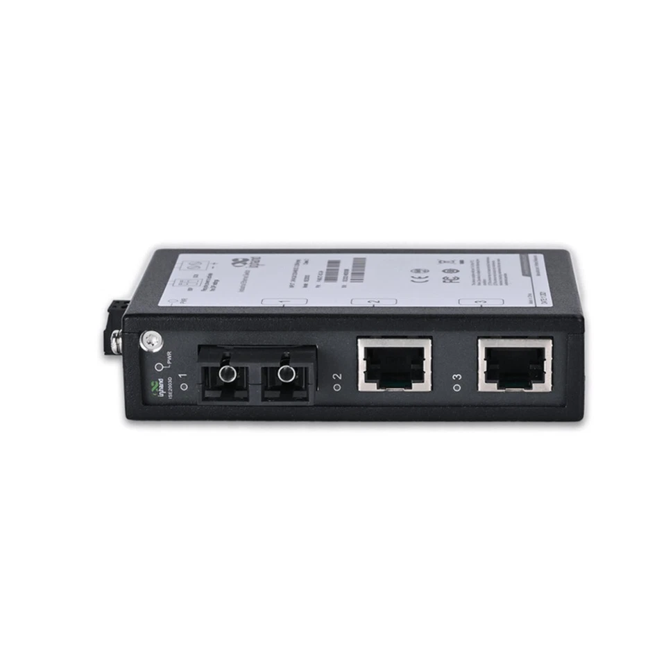 InHand Networks Industrial Unmanaged Fast Ethernet DIN-Rail Switch Fiber Optic - Image 1 of 4